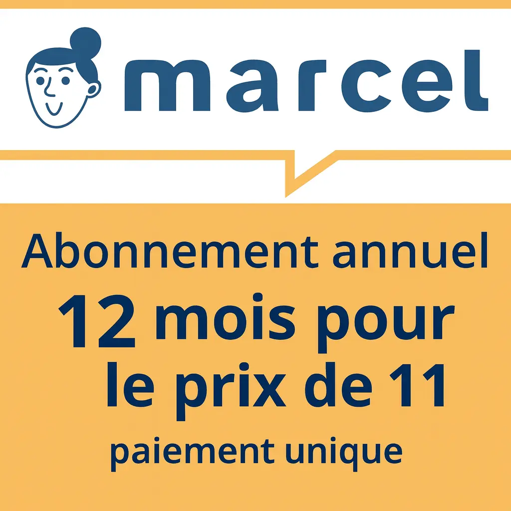 Abonnement annuel MARCEL TV 12 mois